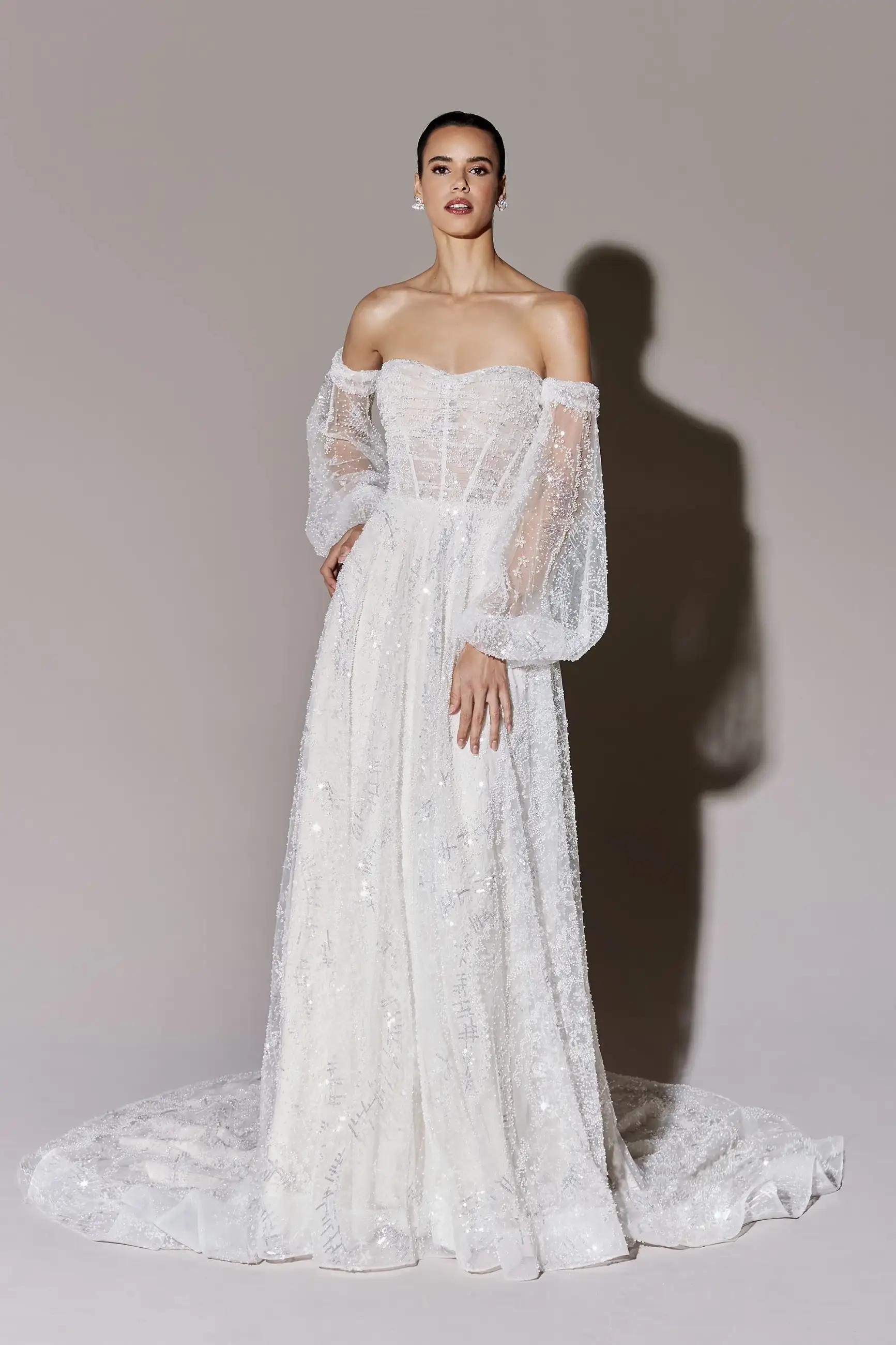 Elevating Your Bridal Look with Sassy Sleeve Style Image