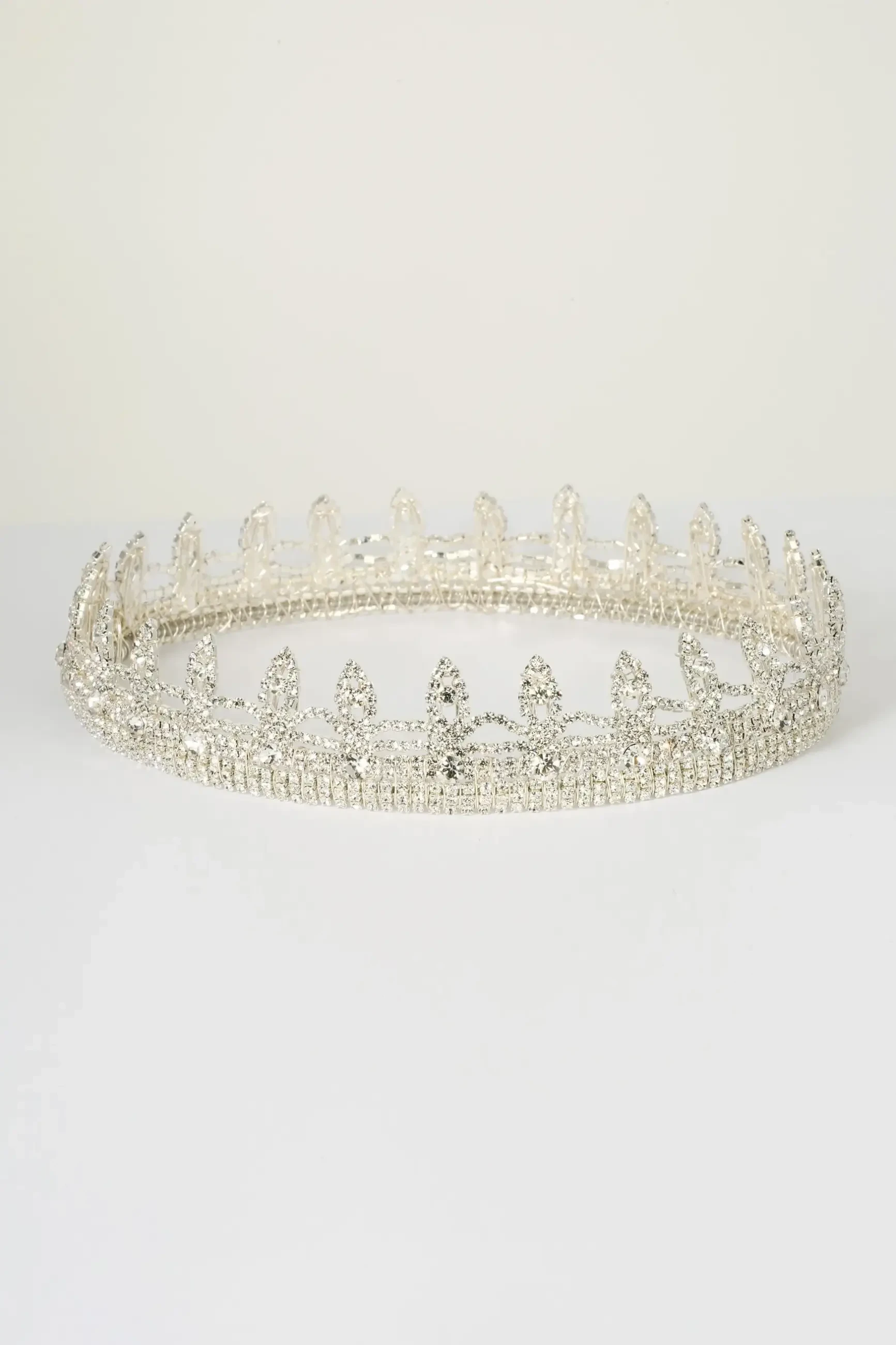 image shows a bridal tiara