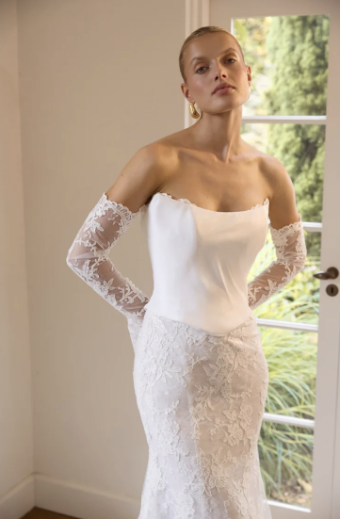 La Premiere Style: Bobbie -LP- CORSET ONLY #0 default Ivory thumbnail