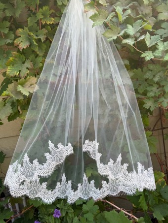 Erica Koesler Wedding Accessories Style: 174-45 #0 default Ivory thumbnail