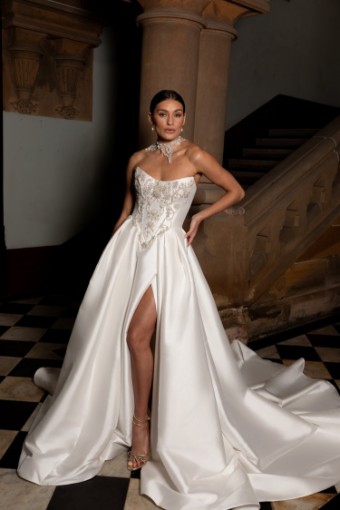 La Premiere Style: Abbey-La Premiere Couture #0 default Ivory/Silver/Nude thumbnail