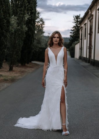 Abella E305-Shirin - Abella by Allure Bridals #0 default Ivory/Nude thumbnail