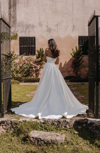 Allure Bridals Style: E362-Tokyo -Includes Overskirt - Abella by Allure Bridals #3 Ivory thumbnail