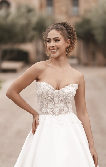 Allure Bridals Style: A1250 -- Includes Detachable Puff Sleeves- Allure Bridals #3 Ivory/Champagne/Nude thumbnail