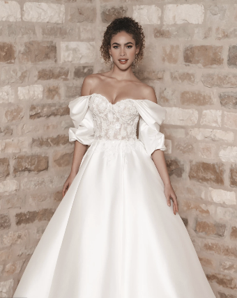 Allure Bridals Style: A1250 -- Includes Detachable Puff Sleeves- Allure Bridals #6 Ivory/Champagne/Nude thumbnail