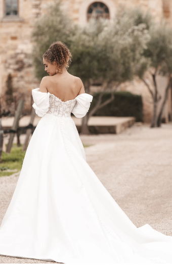 Allure Bridals Style: A1250 -- Includes Detachable Puff Sleeves- Allure Bridals #2 Ivory/Champagne/Nude thumbnail