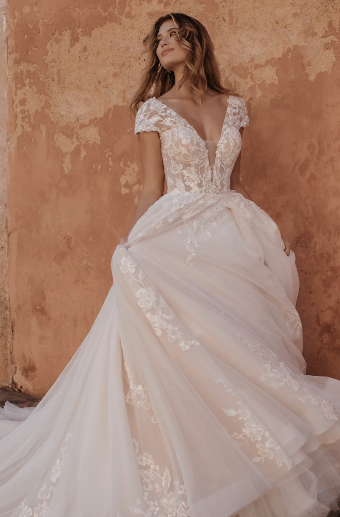 Allure Bridals Style: E356-Santiago- Abella by Allure Bridals #4 Champagne/Ivory/Nude thumbnail