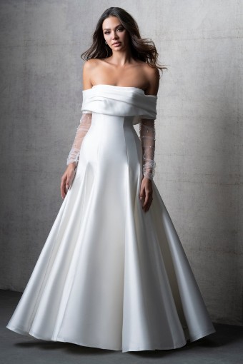 Allure Bridals Style: C750 - Includes Detachable Jacket- Allure Couture #0 default Ivory thumbnail