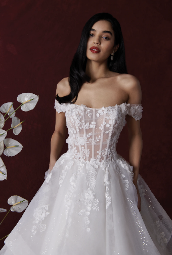 Justin Alexander 88372 -Hayacinth - Justin Alexander #2 Ivory/Ivory/Latte thumbnail