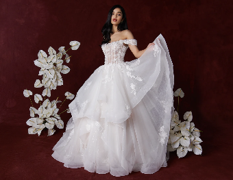 Justin Alexander 88372 -Hayacinth - Justin Alexander #1 Ivory/Ivory/Latte thumbnail