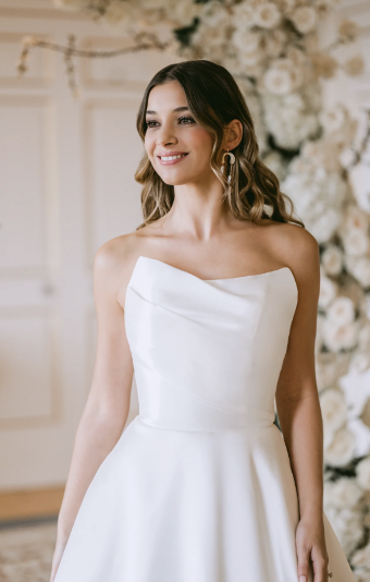 Allure Bridals Style: E259-Carmena- Abella by Allure Bridals #4 Ivory thumbnail