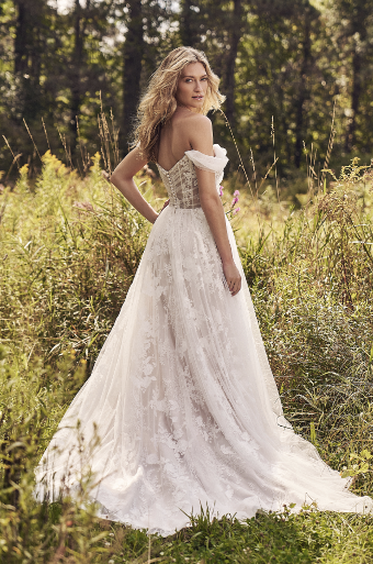 Justin Alexander 66349 -Detachable Straps Included- Lillian West #1 Sand/Ivory/Latte thumbnail
