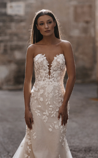 Allure Bridals Style: E161 - Zara- Abella by Allure Bridals #2 Champagne/Ivory/Nude thumbnail