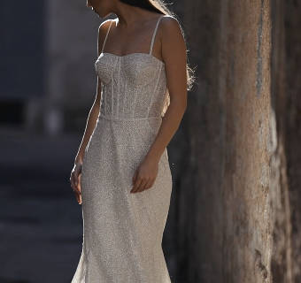 Allure Bridals Style: E174-Karina- Size 10- Abella by Allure Bridals #5 Silver thumbnail