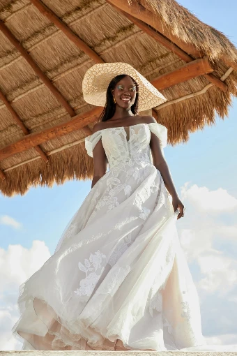 Allure Bridals Style: MJ962 -Ioana- Size 12- Madison James #0 default Ivory/Nude thumbnail
