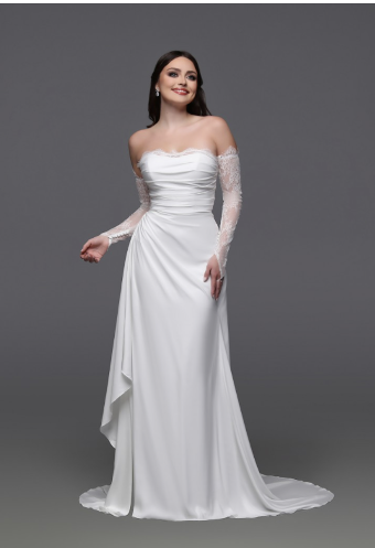 Davinci Bridal Style: F180- Size 14- DaVinci Bridals #0 default Ivory thumbnail
