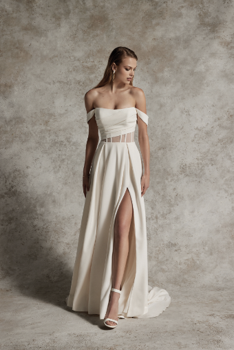 Justin Alexander 99294- Size 12 - Detachable Straps Included- Justin Alexander #0 default Ivory thumbnail