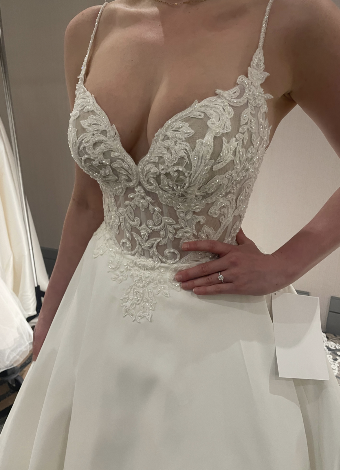 Allure Bridals Style: C653- Size 14- Allure Couture #2 Ivory/Nude thumbnail
