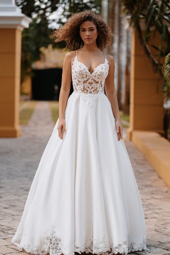 Allure Bridals Style: C653- Size 14- Allure Couture #1 Ivory/Nude thumbnail