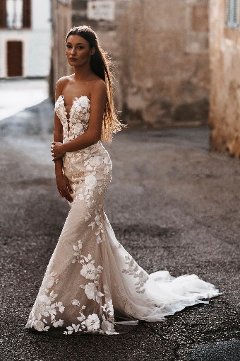 Allure Bridals Style: E161- Zara- Size 22- Abella by Allure Bridals #0 default Ivory/Nude thumbnail