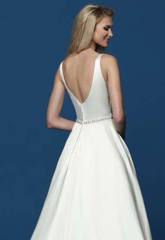 Davinci Bridal Style: 50656- Size 14- Does Not Include Belt- DaVinci Bridals #3 Ivory thumbnail