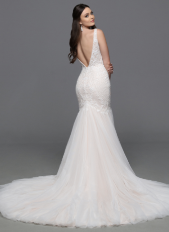 Davinci Bridal Style: 50858- Size 14- Davinci #3 Ivory/Ivory thumbnail