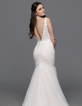 Davinci Bridal Style: 50858- Size 14- Davinci #1 Ivory/Ivory thumbnail