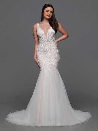 Davinci Bridal Style: 50858- Size 14- Davinci #2 Ivory/Ivory thumbnail