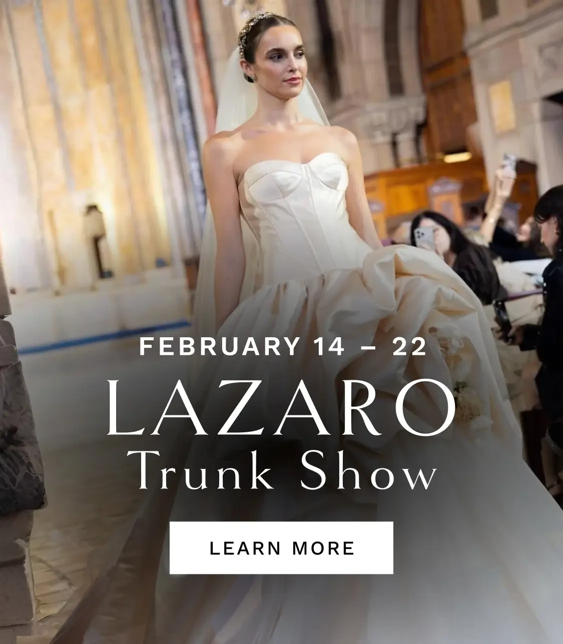 Lazaro Trunk Show Desktop Banner