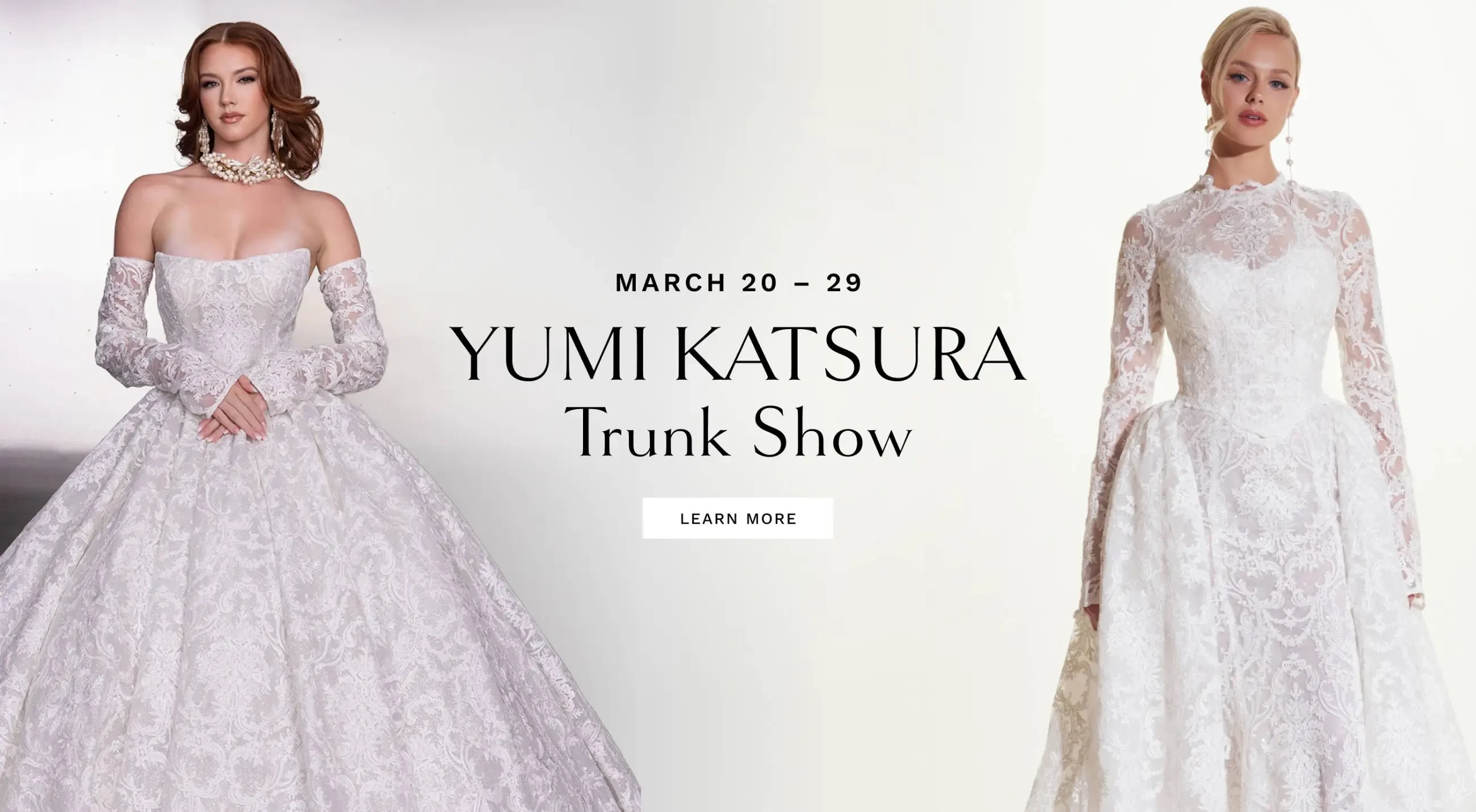 Yumi Katsura Trunk Show Desktop Banner