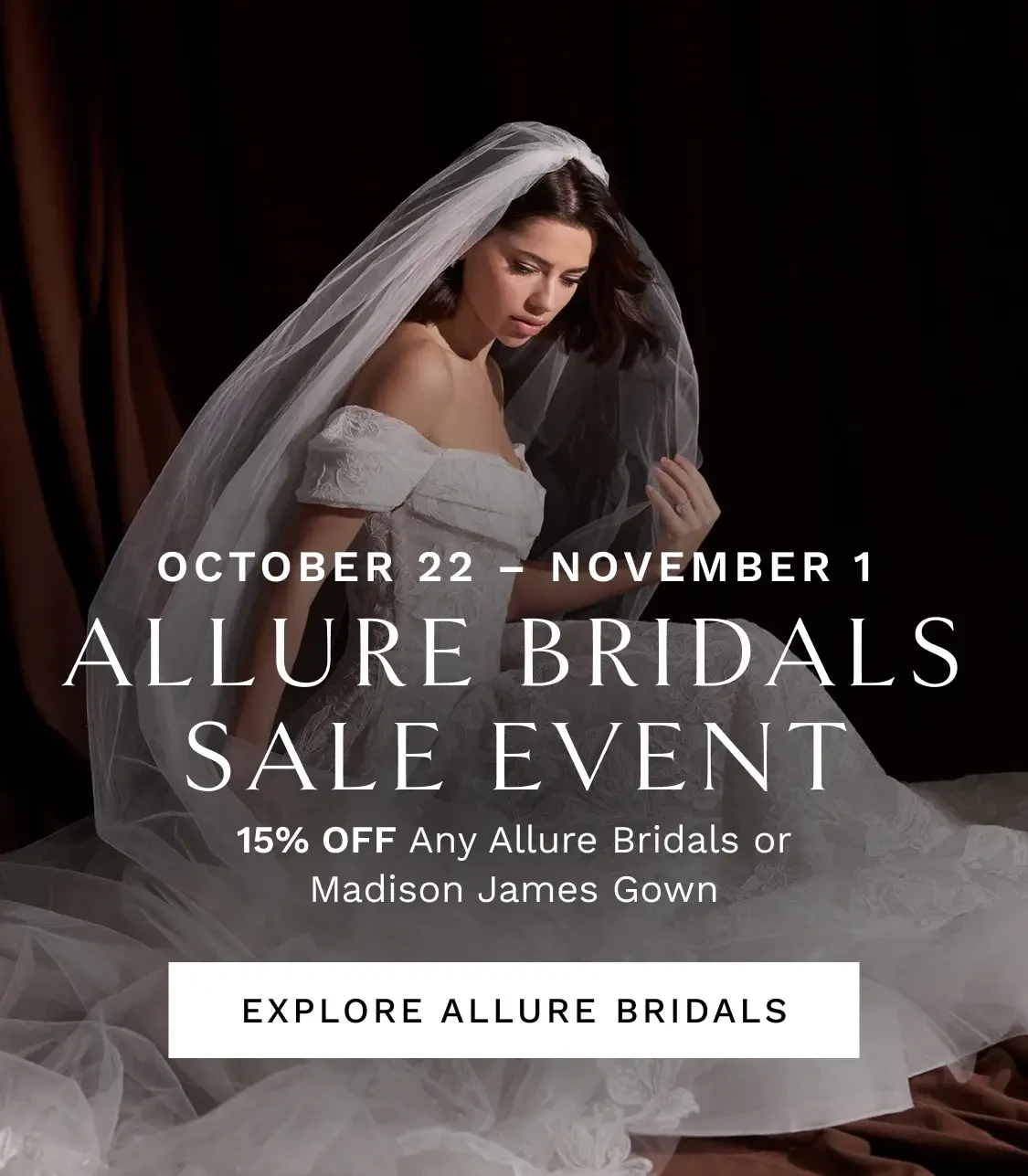 Allure Bridals Sale Event Mobile Banner