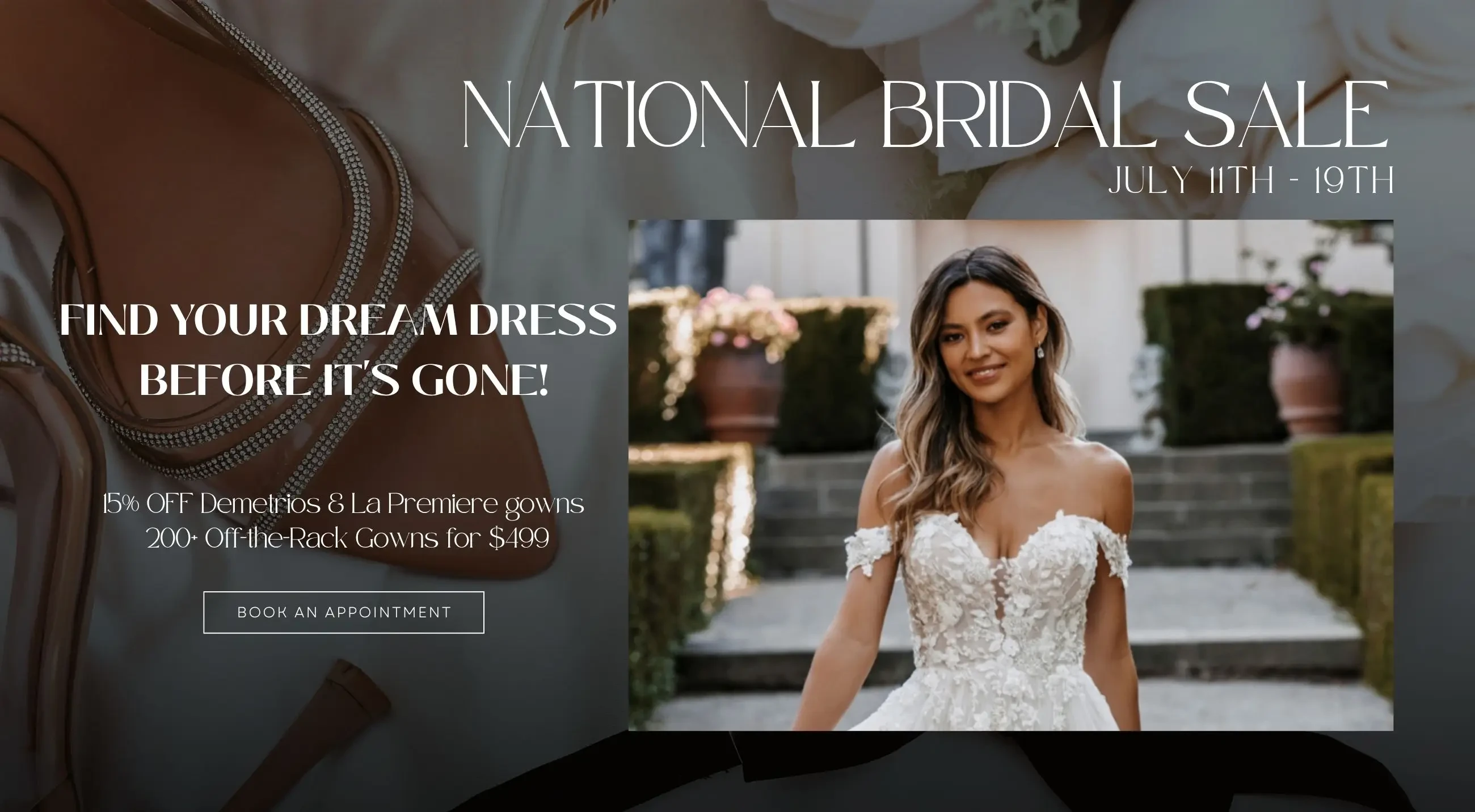 National Bridal Sale Desktop Banner